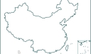 中国地图板报插图