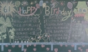 Happy Birthday黑板报图片