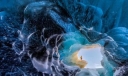 冰岛的冰洞又称大冰洞、蓝冰洞 全天然形成非常美丽