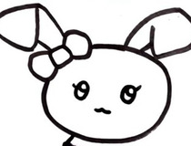 小兔子的画法和上色 手把手教你画抱着萝卜的小兔子3