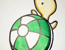 儿童画乌龟简单画法 可爱的小乌龟是怎么画的呢？6
