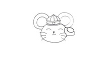 元旦的小老鼠怎么画 手把手教你画出可爱小老鼠贺元旦1